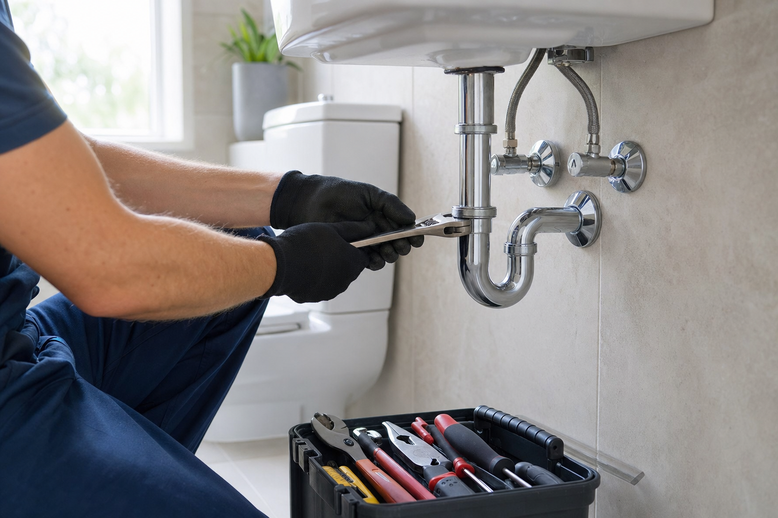 Bathroom Plumbing Teddington service image